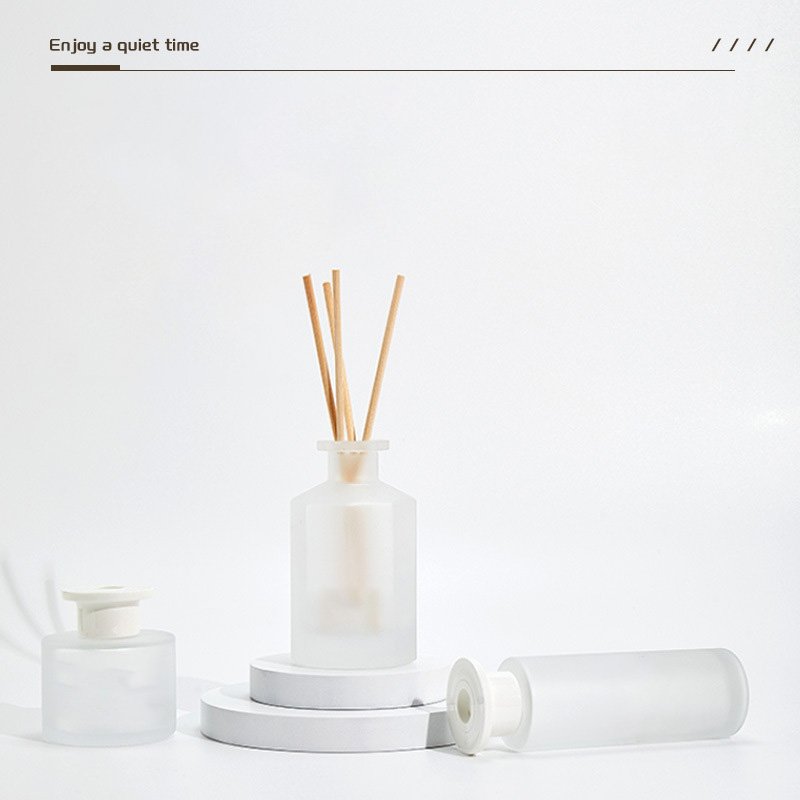 Home Fragrance Black Reed Diffuser Glass Bottle empty transparency bottle luxury Diffuser Bottles 200ml