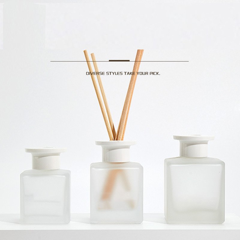 Home Fragrance Black Reed Diffuser Glass Bottle empty transparency bottle luxury Diffuser Bottles 200ml