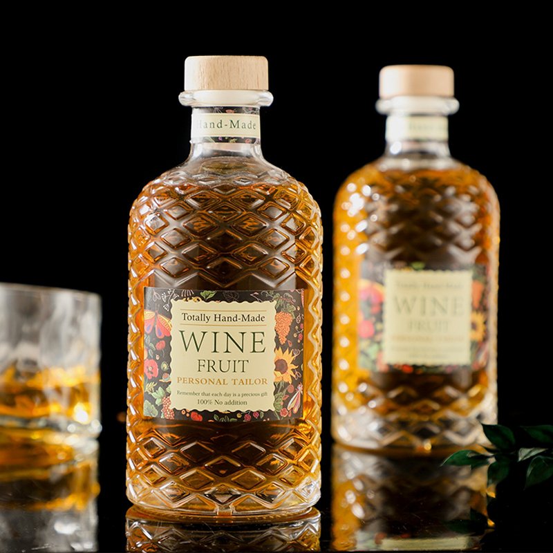 Custom Extra Flint 750ml 700ml 500ml Glass Bottle With Cork Cap For Whisky Liquor Bouteille En Verre Bottiglie Vetro