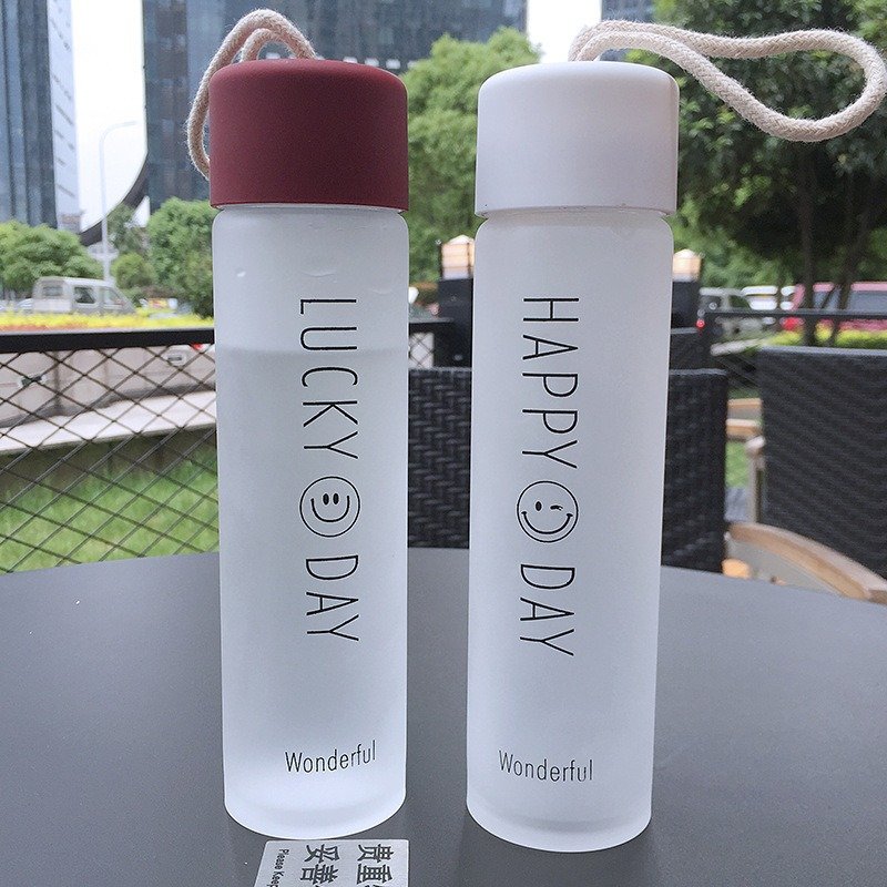 Durable Using 400Ml 250G H210*D55Mm Black Red Frosted Glass Bottle Wholesale China