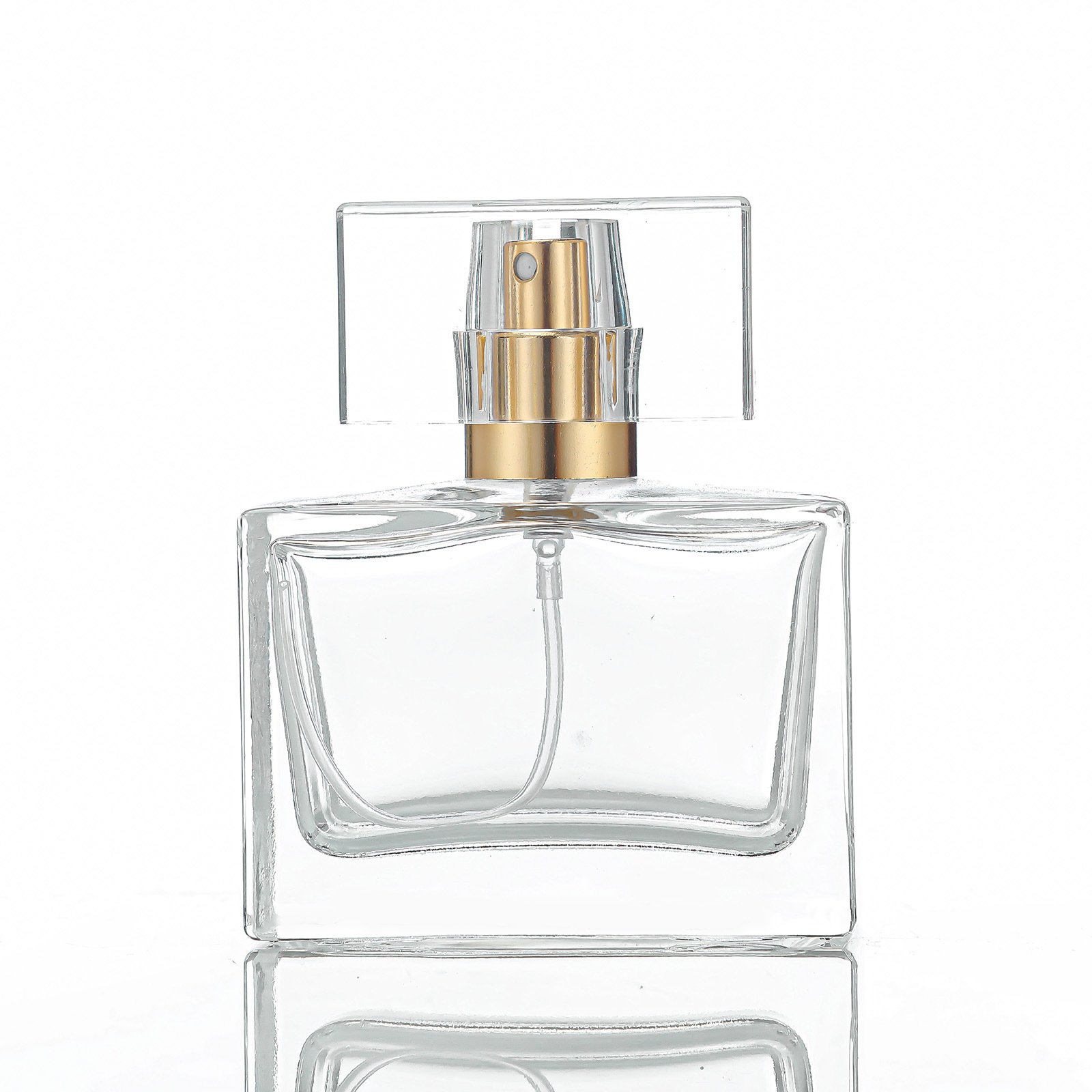 free sample customized glass bottles wholesale price unique glass perfume bottles 50ml100ml luxury mini glass spray bottle