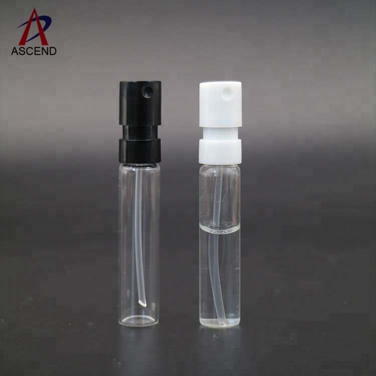 hot sale 1.5ml 2ml 2.5ml glass perfume vial bottle small sample perfume bottle refill perfume sprayer