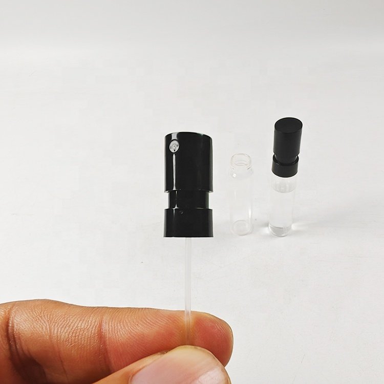 hot sale 1.5ml 2ml 2.5ml glass perfume vial bottle small sample perfume bottle refill perfume sprayer