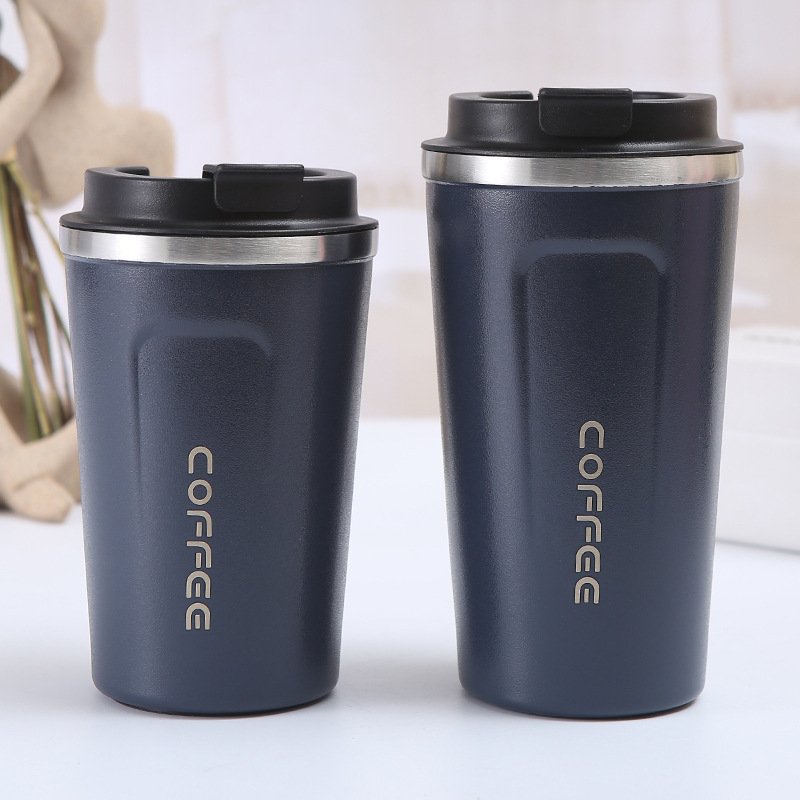 Hot sale double walled stainless steel travel coffee mug vacuum insulated reusable coffee tumbler cup with lid