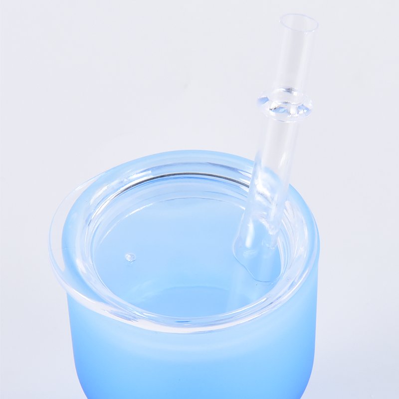 Bpa Free New Arrival Customised 3 Oz Sustainble Elegant Glass Wine Beer Cup Gradient Water Bottle Cute Mini Tumbler For Adults