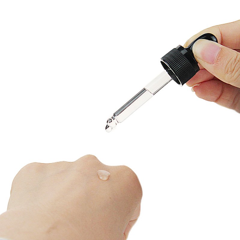 5ml 10ml 15ml 20ml 30ml 50ml 100ml empty Amber glass dropper bottle 1oz dropper glass bottle oil with black top