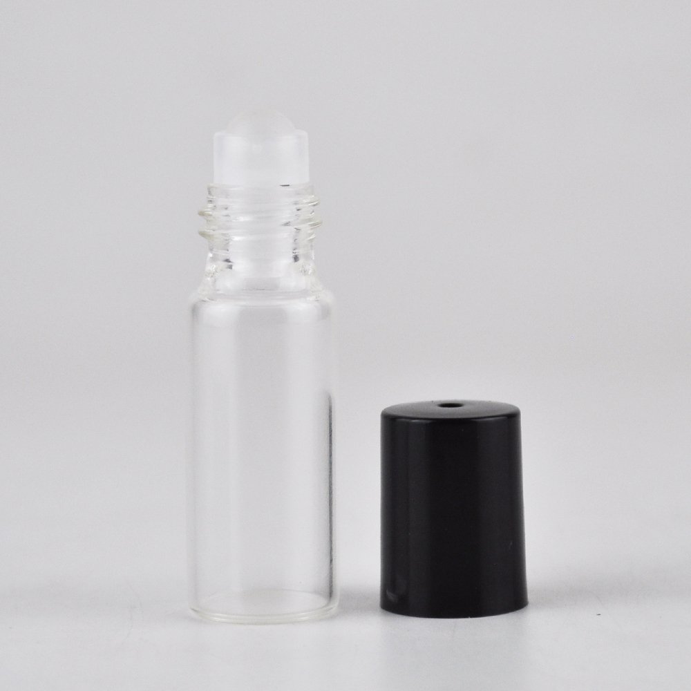 Empty 5ml 10ml Roll-on Amber Clear Blue Rollon Bottles Essential Oil Glass Roll On Bottle Essential Oil Roller Bottle