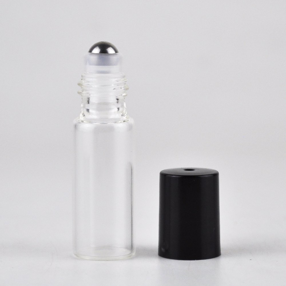 Empty 5ml 10ml Roll-on Amber Clear Blue Rollon Bottles Essential Oil Glass Roll On Bottle Essential Oil Roller Bottle
