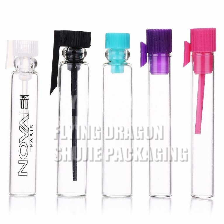 2ml tubular glass vial perfume tester sample bottle
