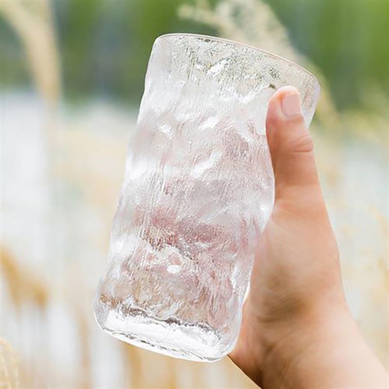 Ins Glacier Glass Household water cups gradually change color high-value summer juice drinks glass bottle cups and beer cups.