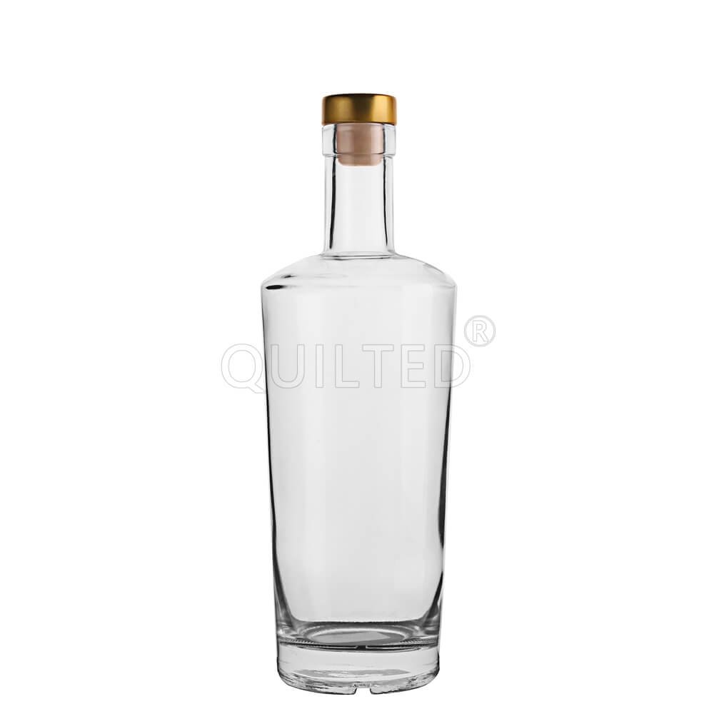 750ml 700ml Clear Distillery Glass Spirit Liquor Bottle for Vodka Gin Rum Alcohol Whisky Tequila Liqueur Brandy Liquor