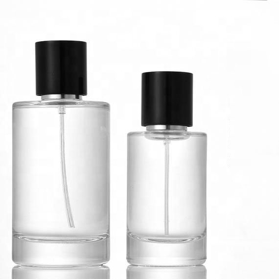 2023 hot sale empty transparent perfume bottle 50ml/100ml glass perfume bottle wholesale