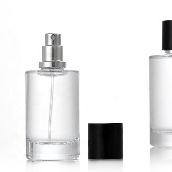 2023 hot sale empty transparent perfume bottle 50ml/100ml glass perfume bottle wholesale