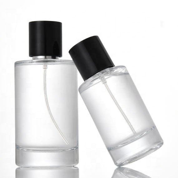 2023 hot sale empty transparent perfume bottle 50ml/100ml glass perfume bottle wholesale