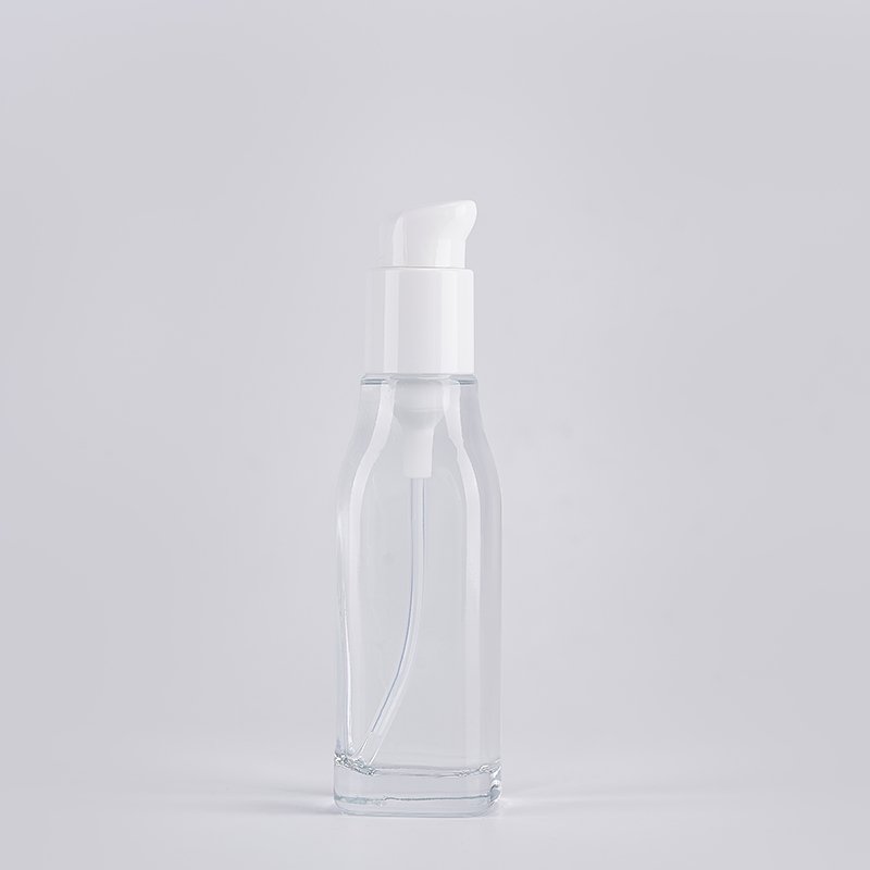 50g 100g 40ml 100ml 120ml lotion clear glass bottles beauty product packaging