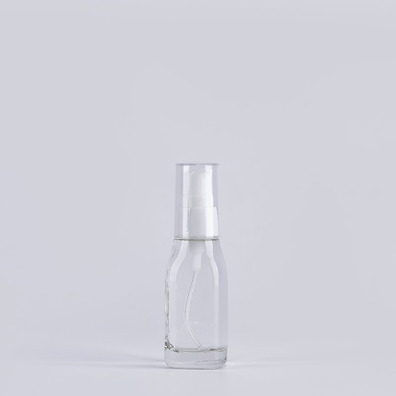 50g 100g 40ml 100ml 120ml lotion clear glass bottles beauty product packaging