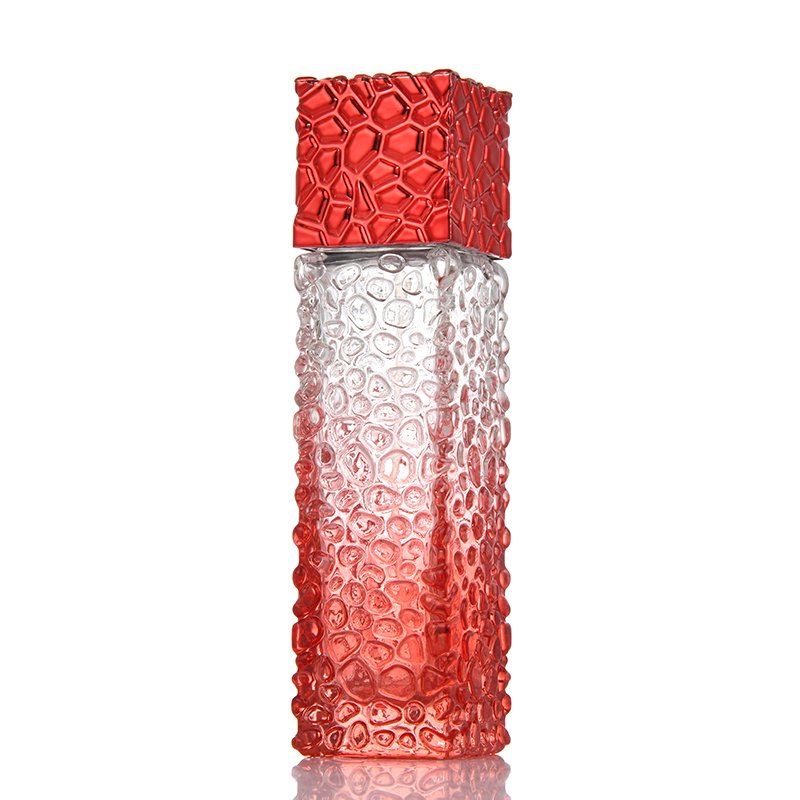 50ml Luxury Water Cube Rectangle Empty Unique Glass Perfume Bottle
