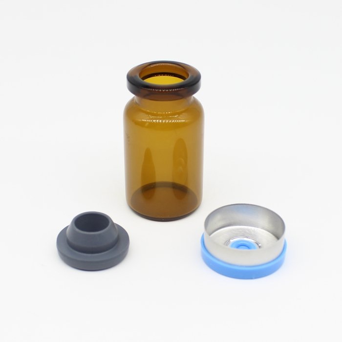 Amber or Brown Tubular Glass Bottle Vial for Injection