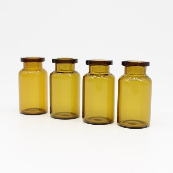 Amber or Brown Tubular Glass Bottle Vial for Injection