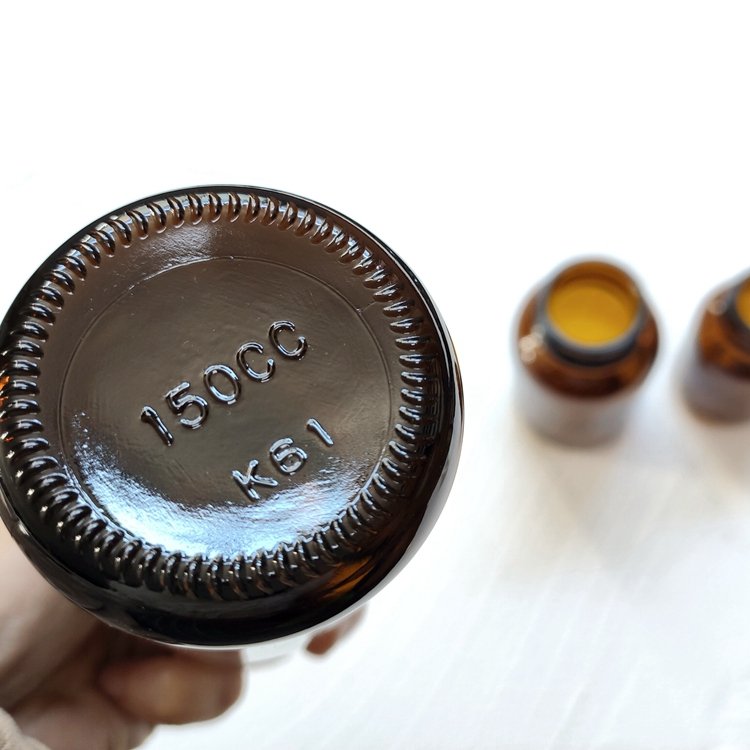 High Quality 400cc 500cc 150cc 120cc 100cc Pharmaceutical Amber glass bottle With Wide Mouth Medicine bottle