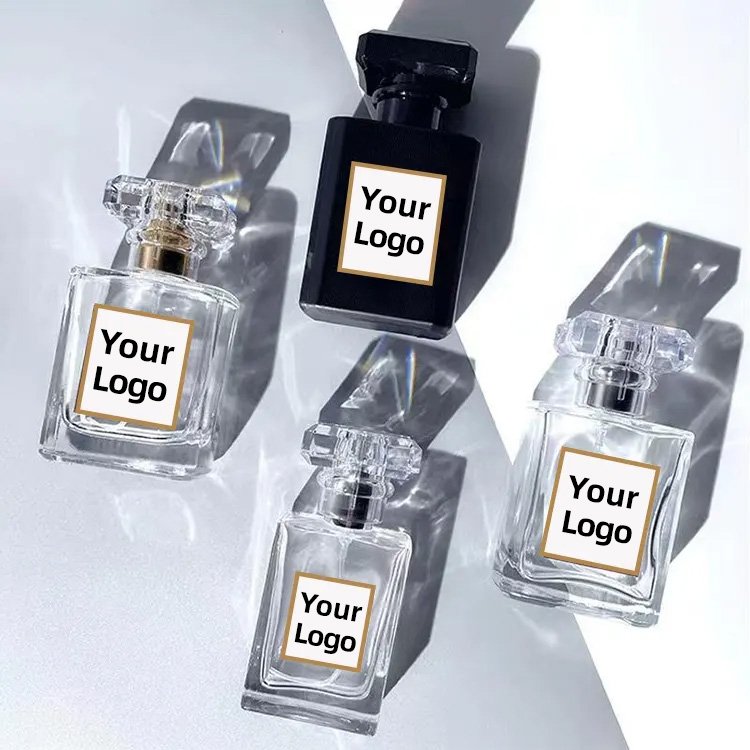 Luxury Empty 30ml 50ml 100ml Glass Refillable Empty Perfume Bottle Custom Logo Perfume Spray bottle With Box