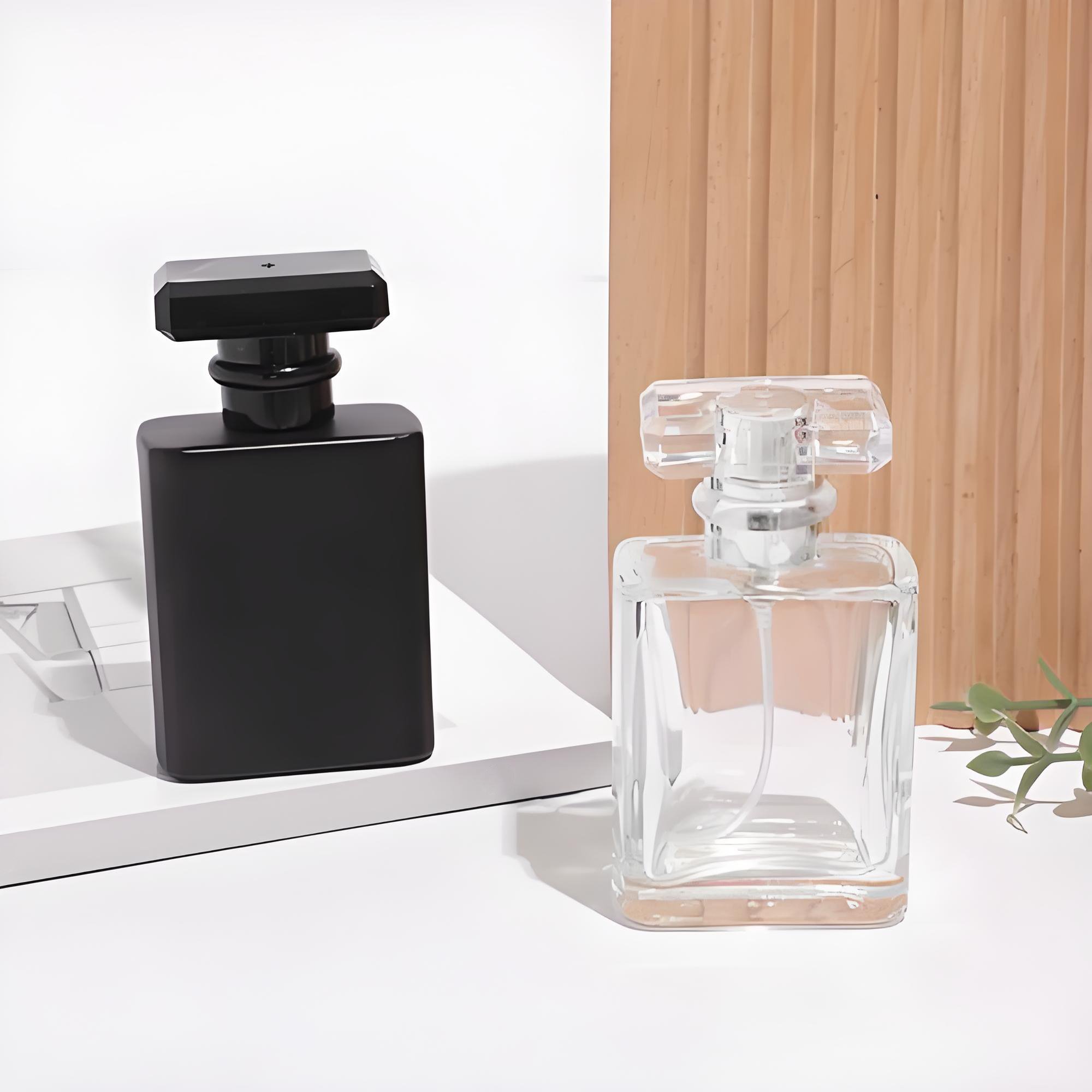 Luxury Empty 30ml 50ml 100ml Glass Refillable Empty Perfume Bottle Custom Logo Perfume Spray bottle With Box