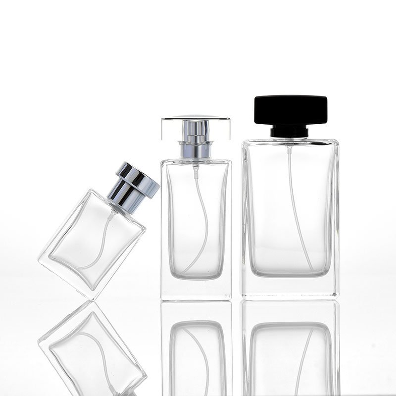 Luxury Empty 30ml 50ml 100ml Glass Refillable Empty Perfume Bottle Custom Logo Perfume Spray bottle With Box