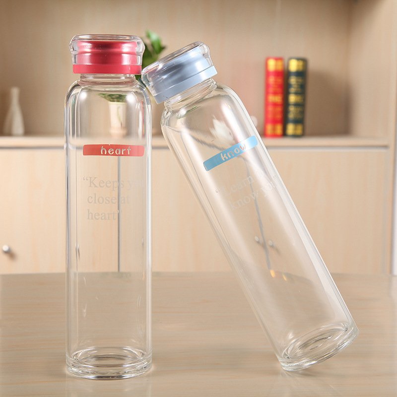New Arrive Slim Design Dream Water Cup Bottle Brief Sport High Quality Portable Trinkflasche Drinkware Glass Bottle