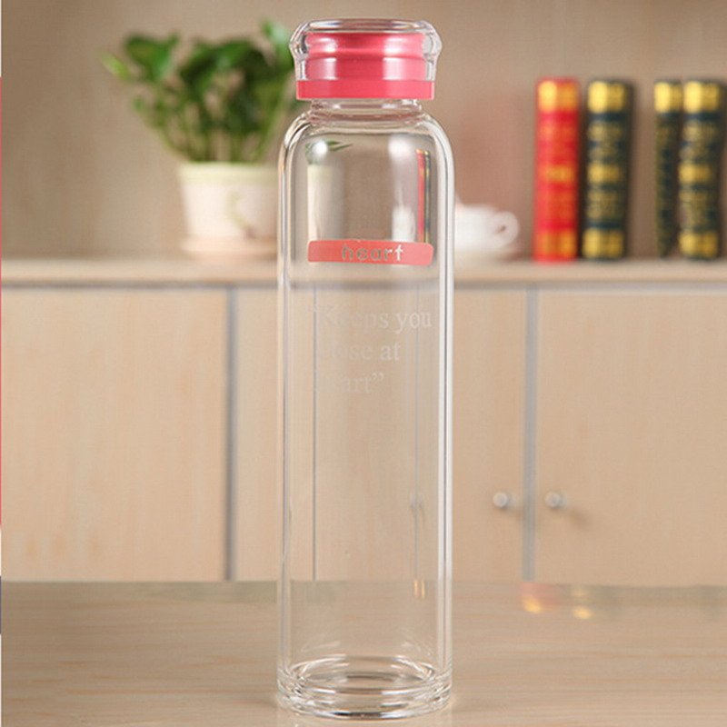 New Arrive Slim Design Dream Water Cup Bottle Brief Sport High Quality Portable Trinkflasche Drinkware Glass Bottle
