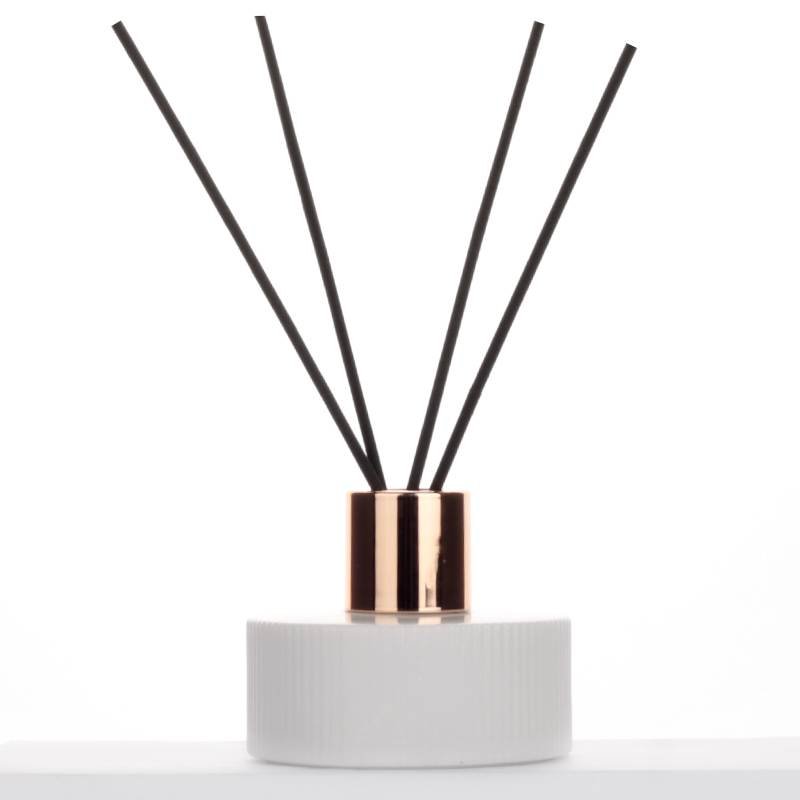 Wholesale Opal White Porcelain Glass Aroma Bottle Reed Diffuser 100ml