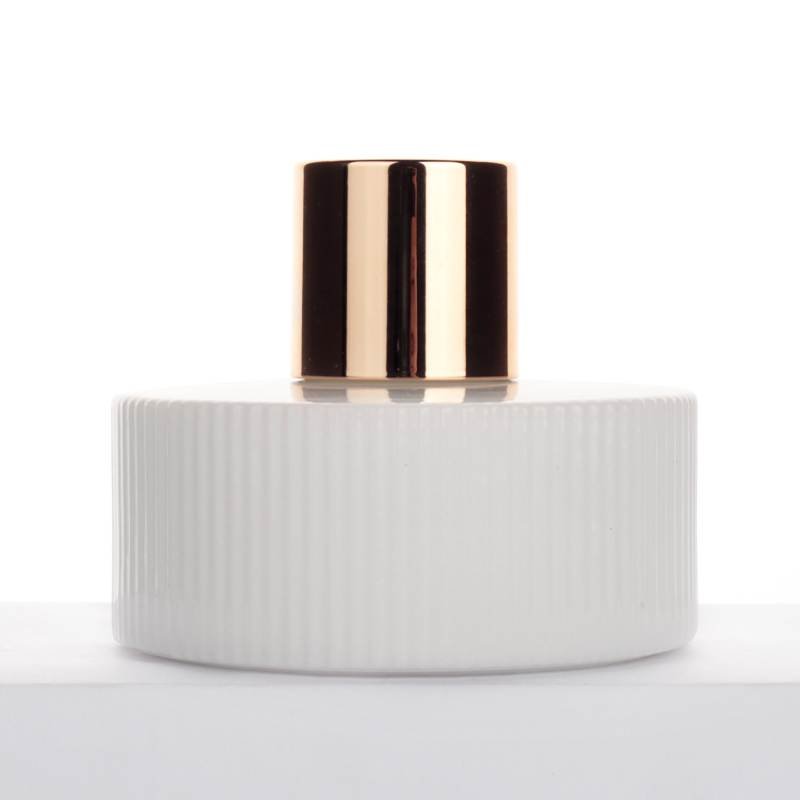 Wholesale Opal White Porcelain Glass Aroma Bottle Reed Diffuser 100ml