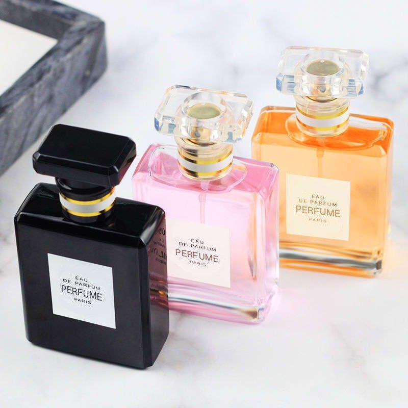 50ml clear gold wholesale,oil spray bottle black bulk luxury empty glass refillable perfume bottles/