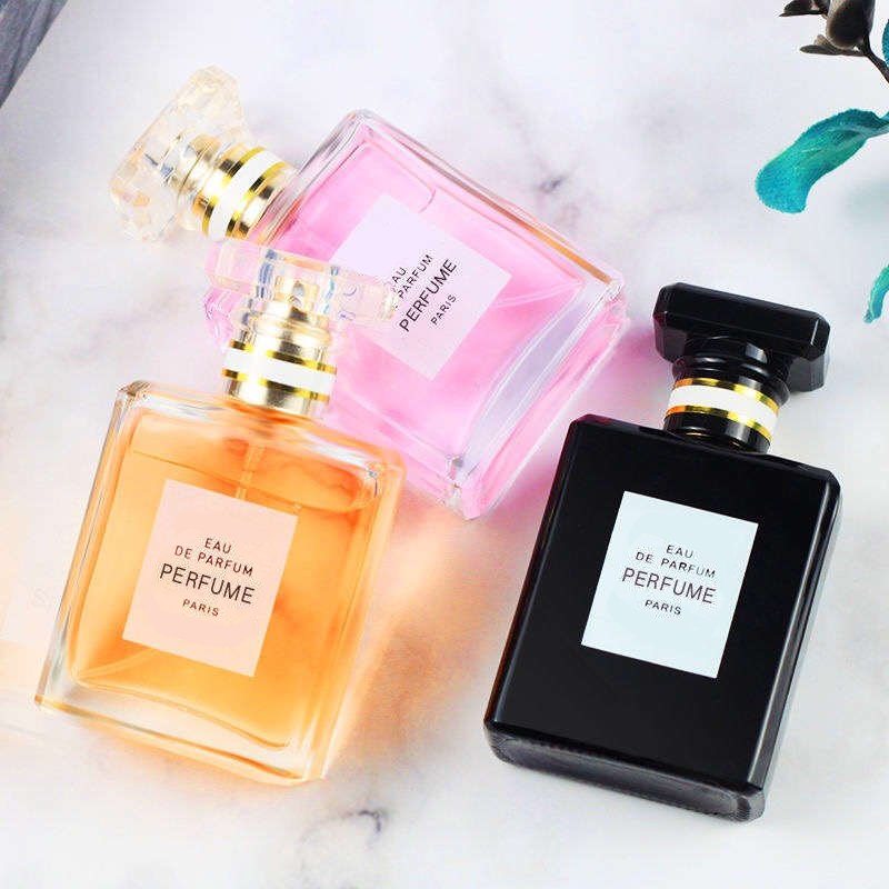 50ml clear gold wholesale,oil spray bottle black bulk luxury empty glass refillable perfume bottles/
