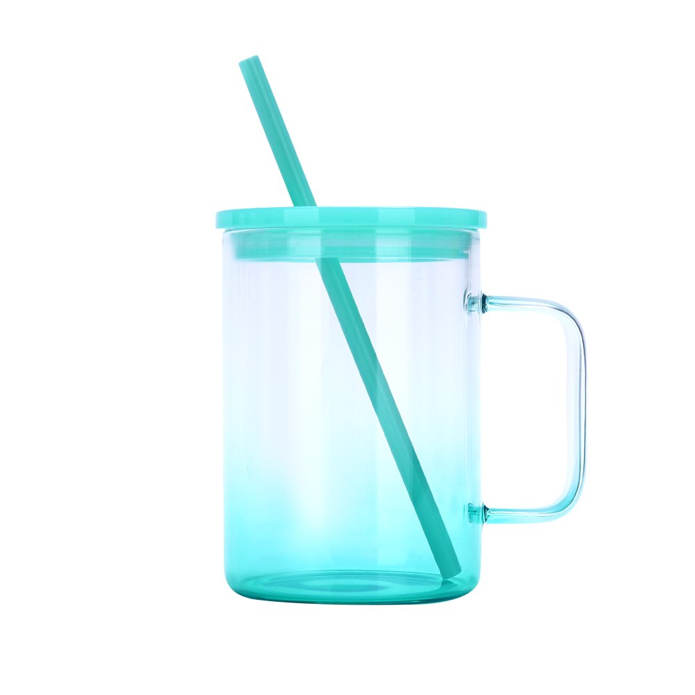 Big Mouth Glass Water Bottle Glass Wine Bottle Mini Glass Bottles With Handled