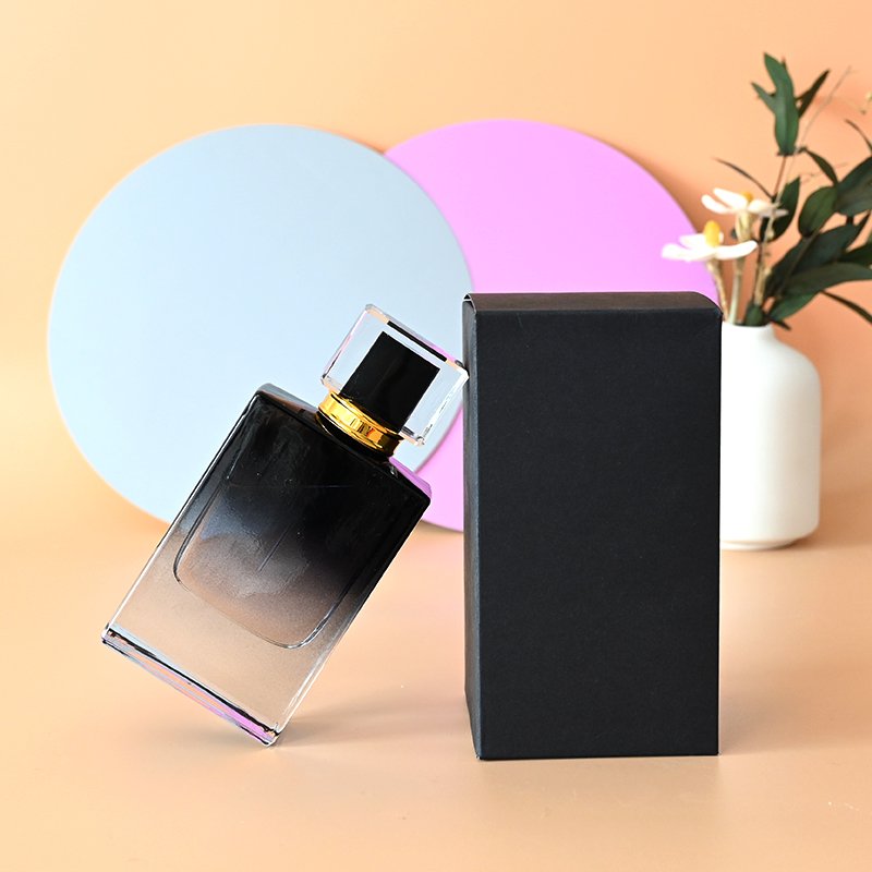 Hot Sale Luxury 30ml 50ml 100ml Custom Logo Empty Rectangular Glass Perfume Bottle Packaging Box