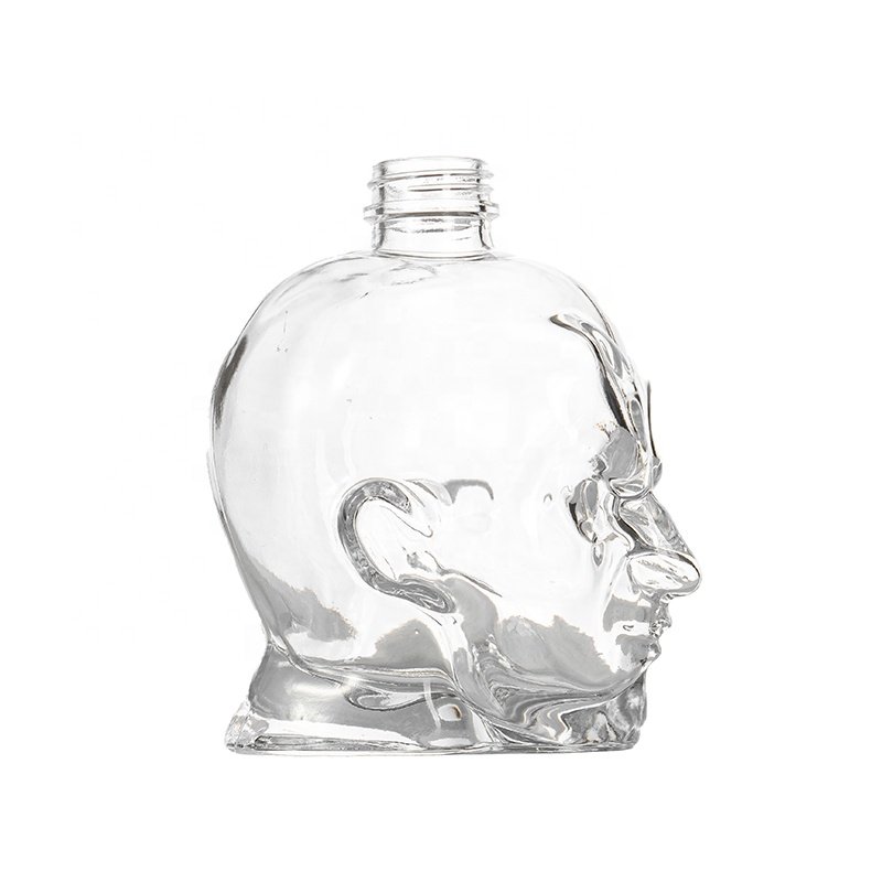 wholesale 500ml luxury liquor juice glass bottles for alcoholic beverages with wooden bottle caps