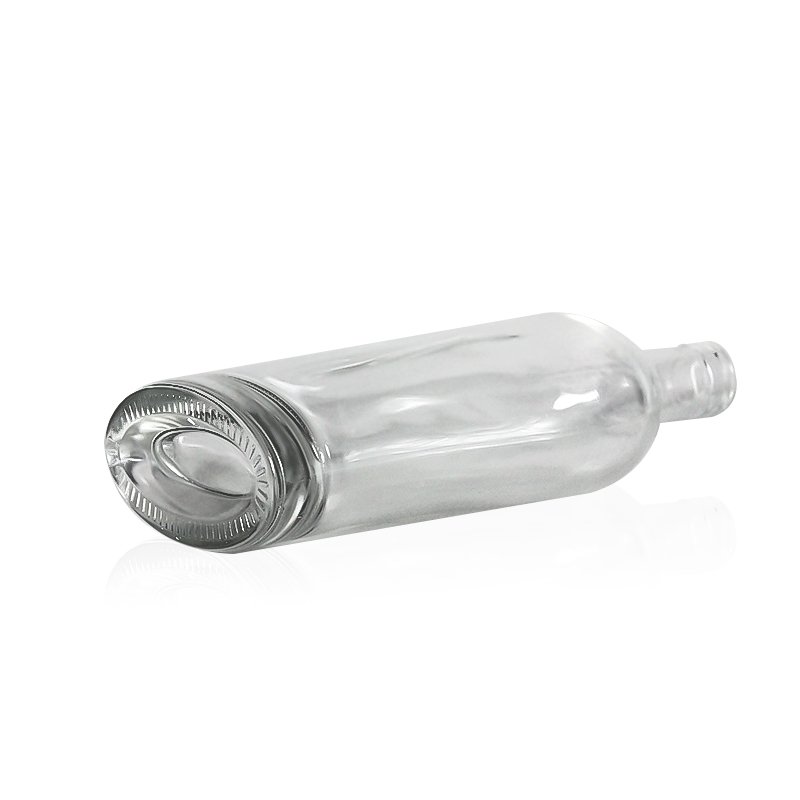 Wholesale 750ml 700ml rum whiskey whisky vodka gin spirits glass bottle with cork stopper