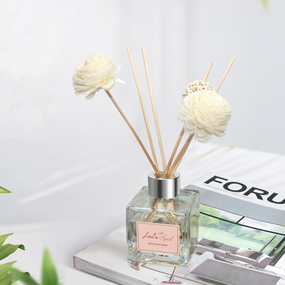 Wholesale Custom Glass Reed Diffuser Set Home Room Scent Fragrance for Home Handmade Fragrance Diffuser with Reeds