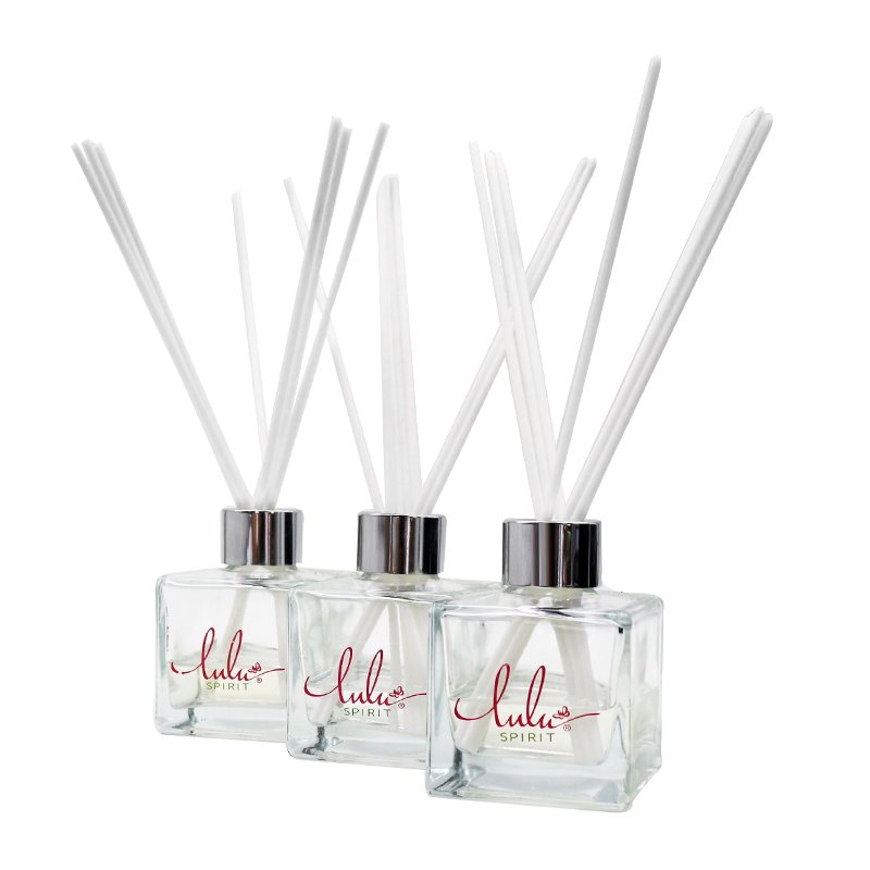 Wholesale Custom Glass Reed Diffuser Set Home Room Scent Fragrance for Home Handmade Fragrance Diffuser with Reeds