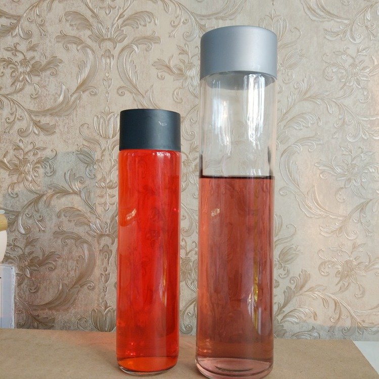Custom 250 ml/375/800/500ml voss water glass bottle wholesale