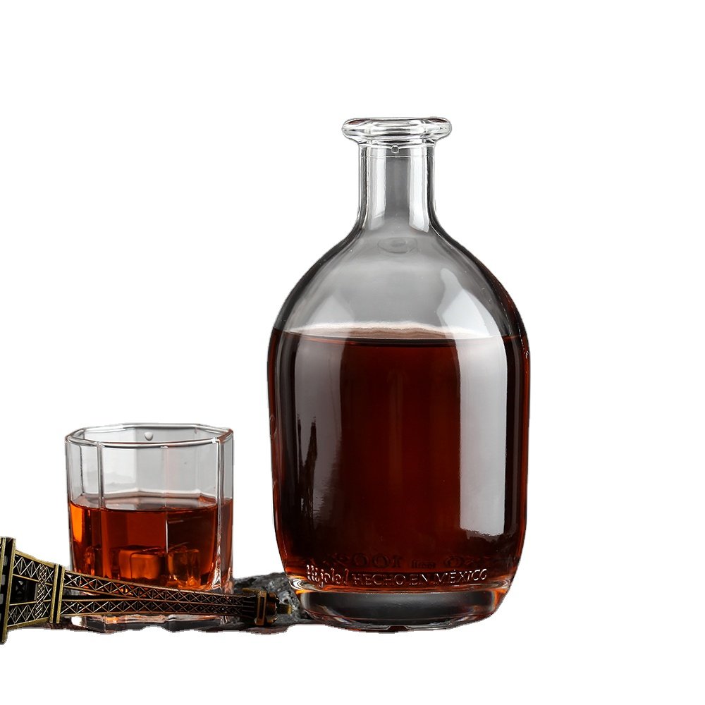 200ml 500ml 700ml 750ml 1000ml top quality glass bottle for whiskey