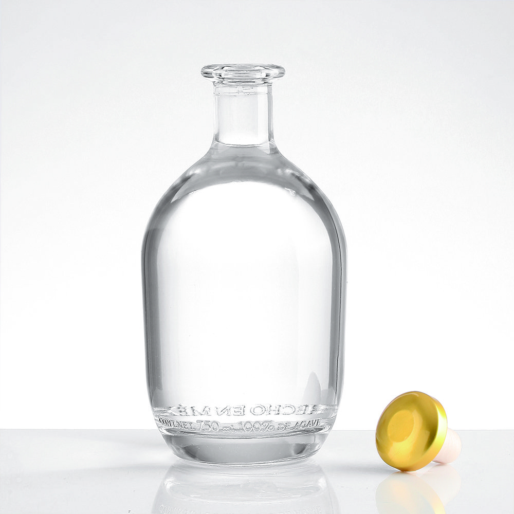 200ml 500ml 700ml 750ml 1000ml top quality glass bottle for whiskey