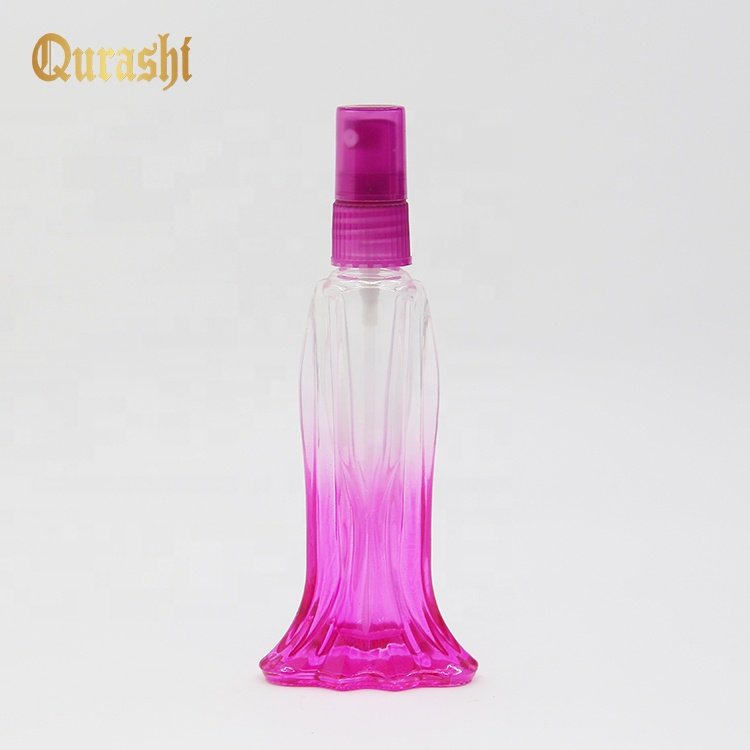 15ml colorful fish shape perfume glass bottle with pump spray