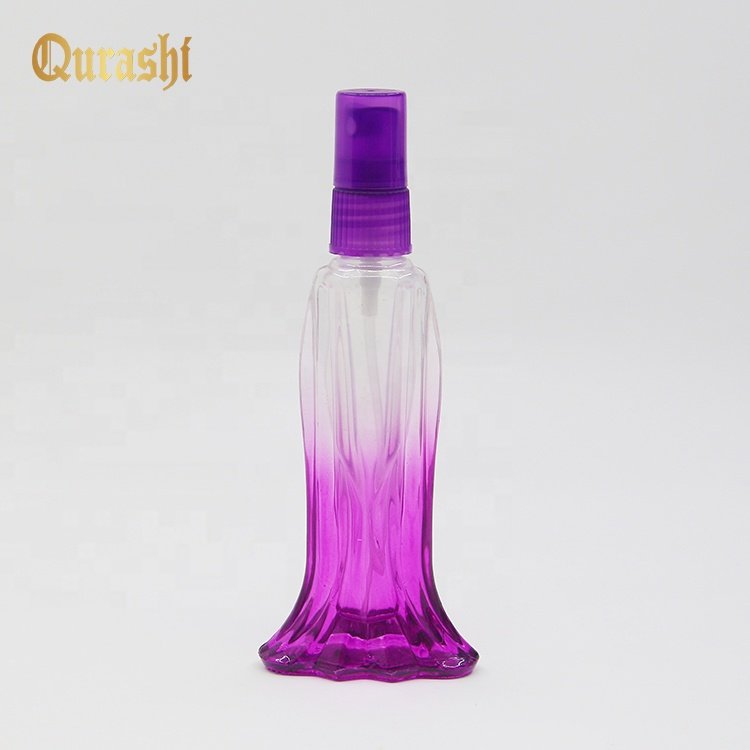 15ml colorful fish shape perfume glass bottle with pump spray