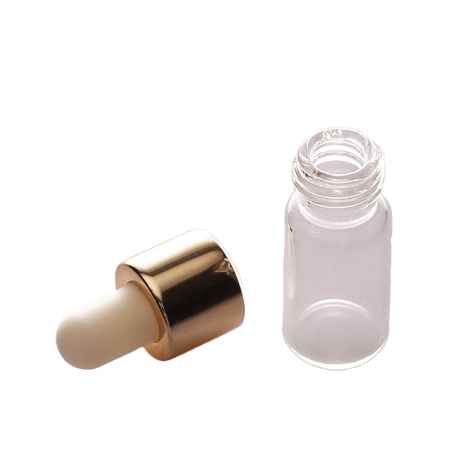 5ml 8ml 10ml Small Rose Gold Glass Bottles for Arabic Perfume Oil and Cosmetic Dropper Premium Quality Vial