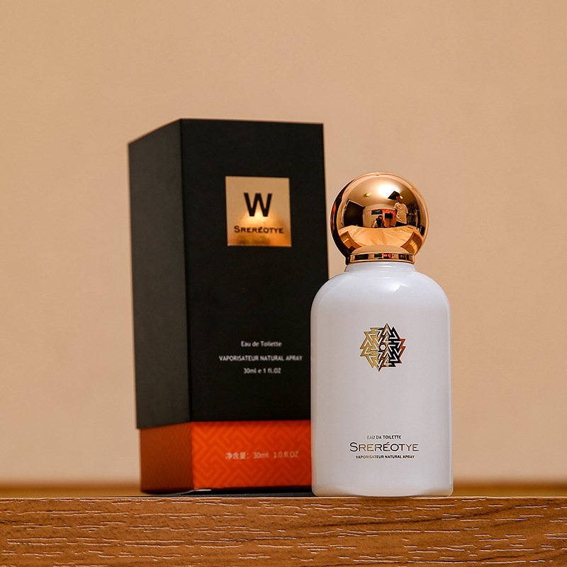 New Design Cylinder 30mL 100mL luxury glass perfume empty glass cosmetic container package 50 ml perfume bottle with box