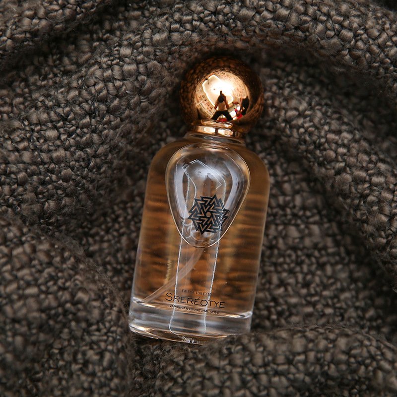 New Design Cylinder 30mL 100mL luxury glass perfume empty glass cosmetic container package 50 ml perfume bottle with box