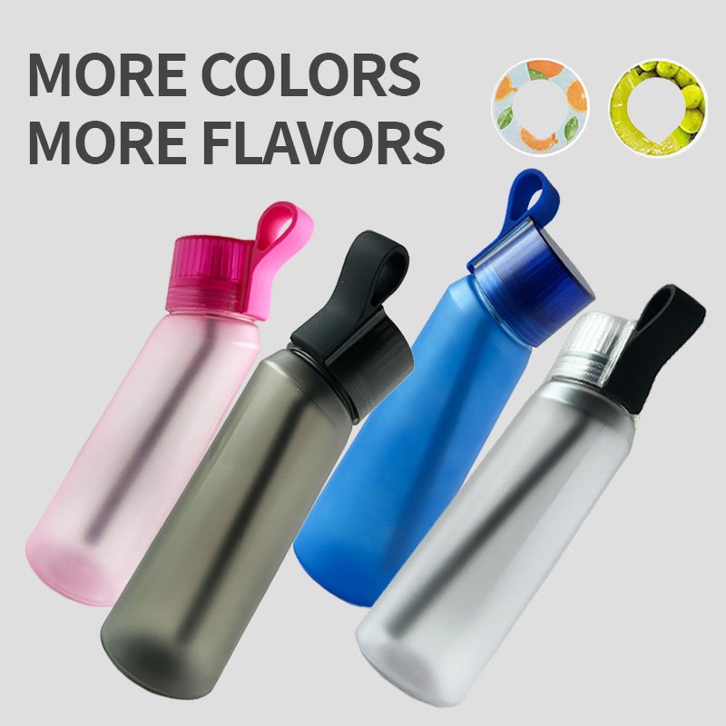 Custom Logo Scent Air Flavored Water Bottle Leak Proof BPA Free Tritan Flavoured Water Bottle with Flavor Pods for Fitness Gym