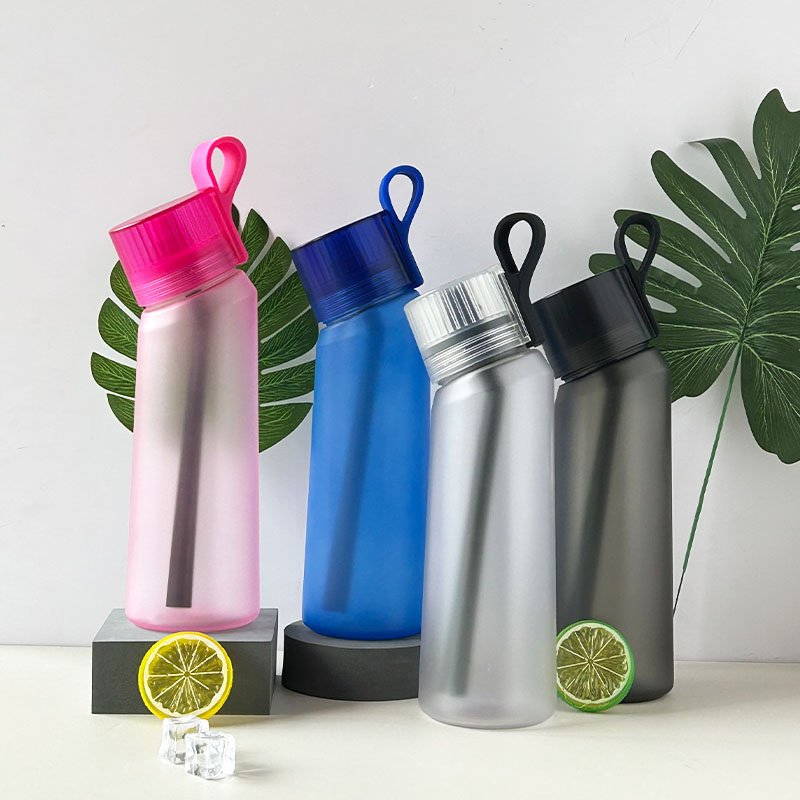 Custom Logo Scent Air Flavored Water Bottle Leak Proof BPA Free Tritan Flavoured Water Bottle with Flavor Pods for Fitness Gym