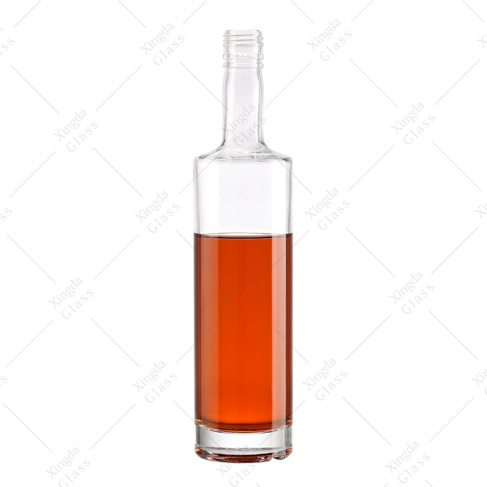 Luxury Empty 500ml 750ml 1000ml Hot Sale Vodka Whisky Rum Brandy glass Liquor Spirit Drinks bottles With Private Label